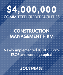 $4 million - Construction Management Firm - Southeast