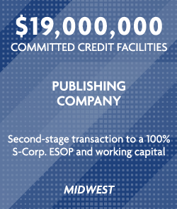 $19 million - Publishing Company - Midwest