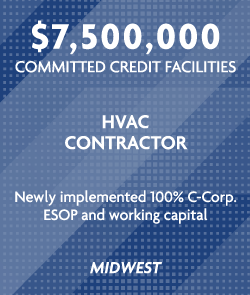 $7.5 million - HVAC Contractor - Midwest